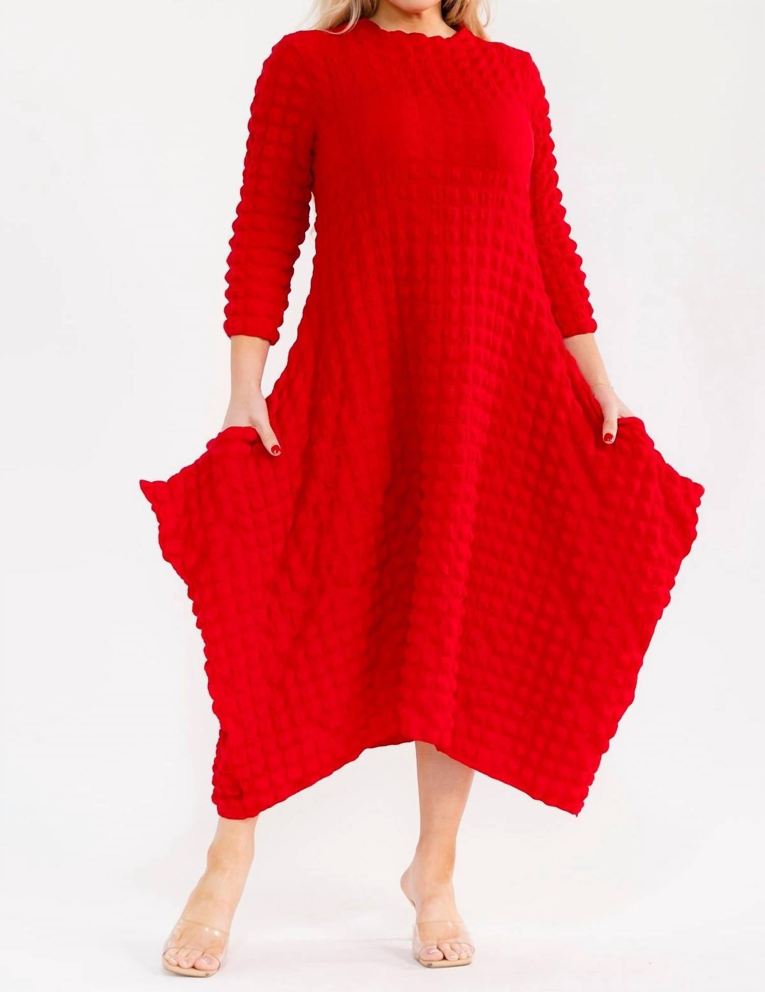 Karen Kane - Bubble Popcorn Maxi Dress