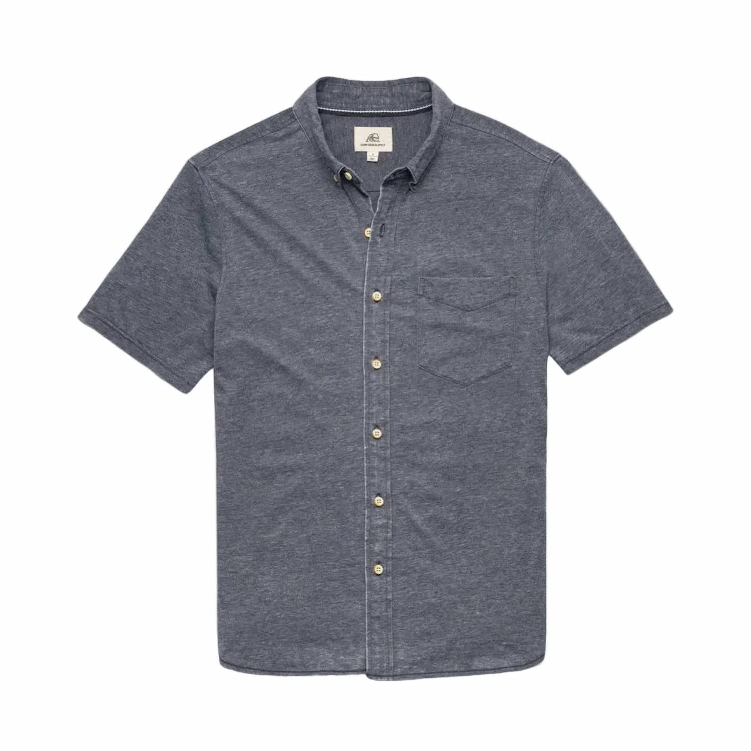 Surfside Supply - Men's Tony Short Sleeve Burnout Knit Shirt