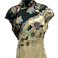 Roberto Cavalli - Women's Silk Dress With Metallic Thread And Hook And Eye Closure