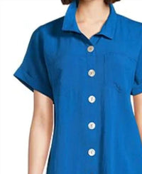 John Mark - Solid Shirt Dress