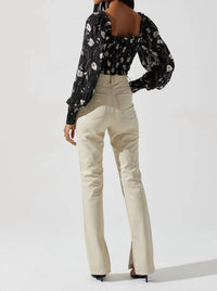 Astr - Amber Puff Sleeve Top