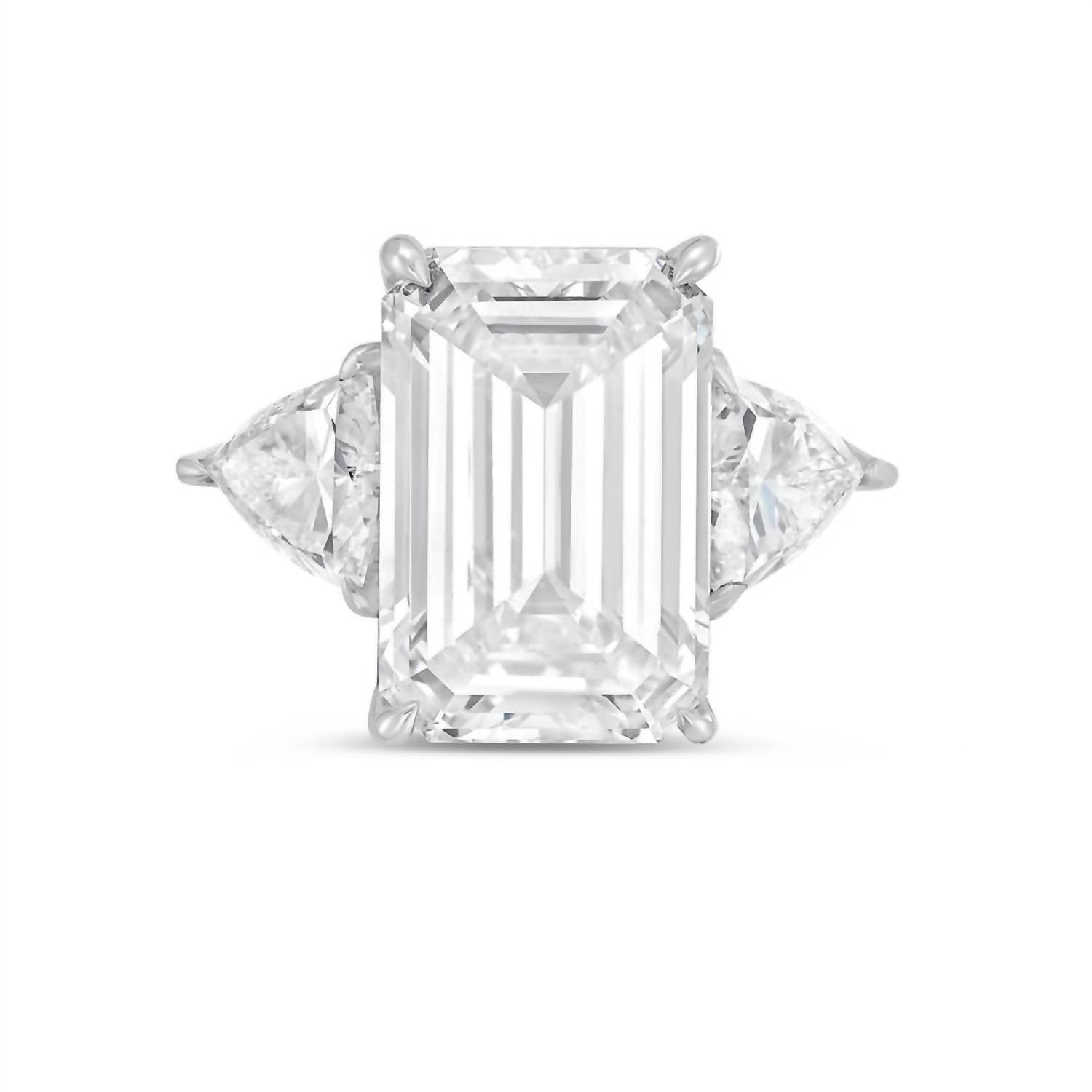Diana M Jewels - Women's Emerald & Trillion Lab-Grown Diamond Jewelry (4.00 Ct) - Signature Plus