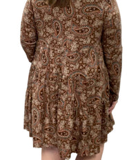 Jade By Jane - Paisley Long Sleeve Dress