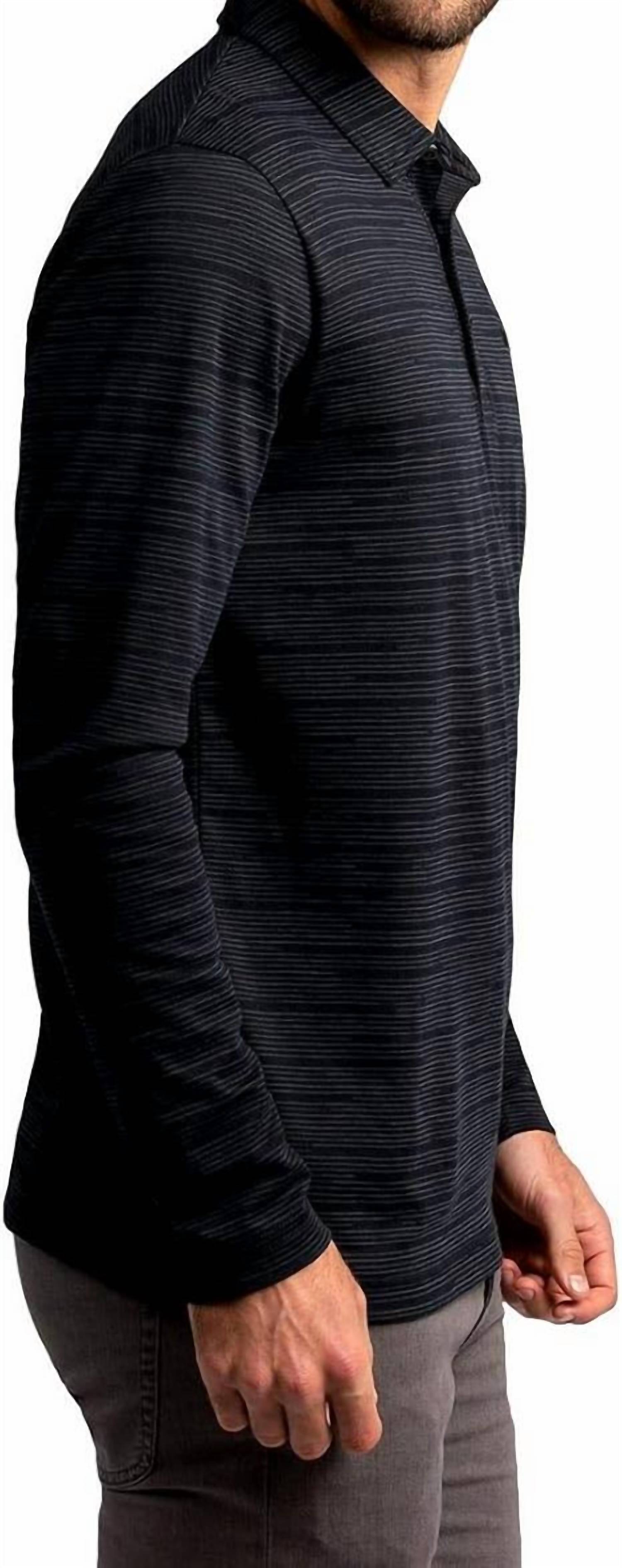 Travismathew - Plus Men's Extra Olives Long Sleeve Shirt