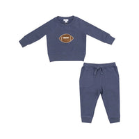 Angel Dear - Footballs Raglan Sweatshirt And Jogger Set