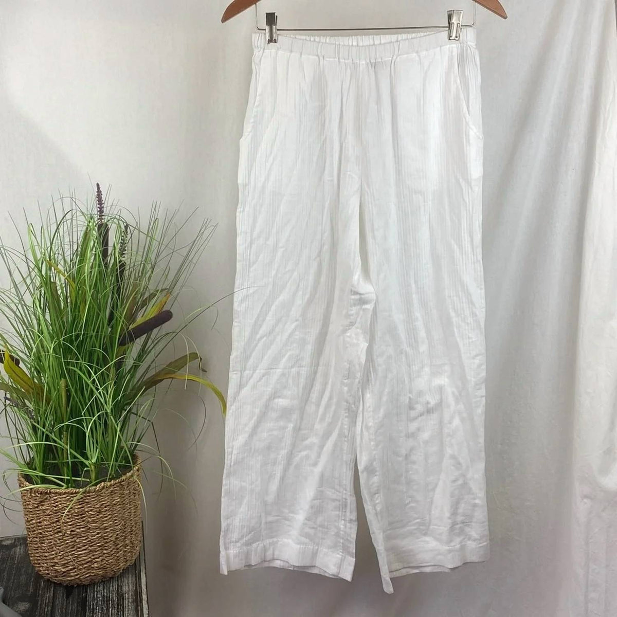 J.Crew - Stripe Cropped Pants