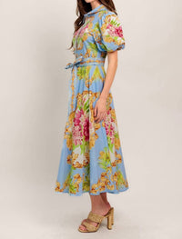 Flying Tomato - Versailles Garden Midi Dress