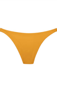 Jade Swim Women's Most Wanted Terry Bikini Bottom in saffron - women's swimwear