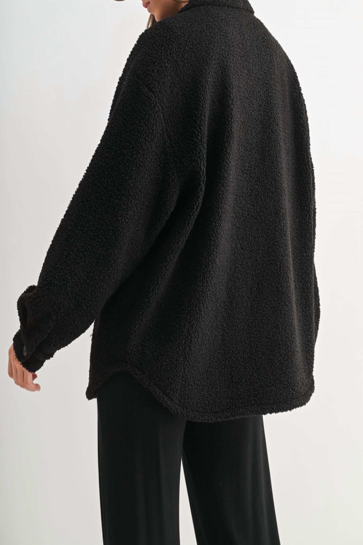 Mono B - Frostline Sherpa Shacket