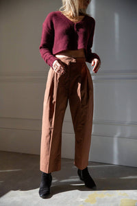 RACHEL COMEY Babar Straight Leg Pants in sienna - women's pants - alternate view