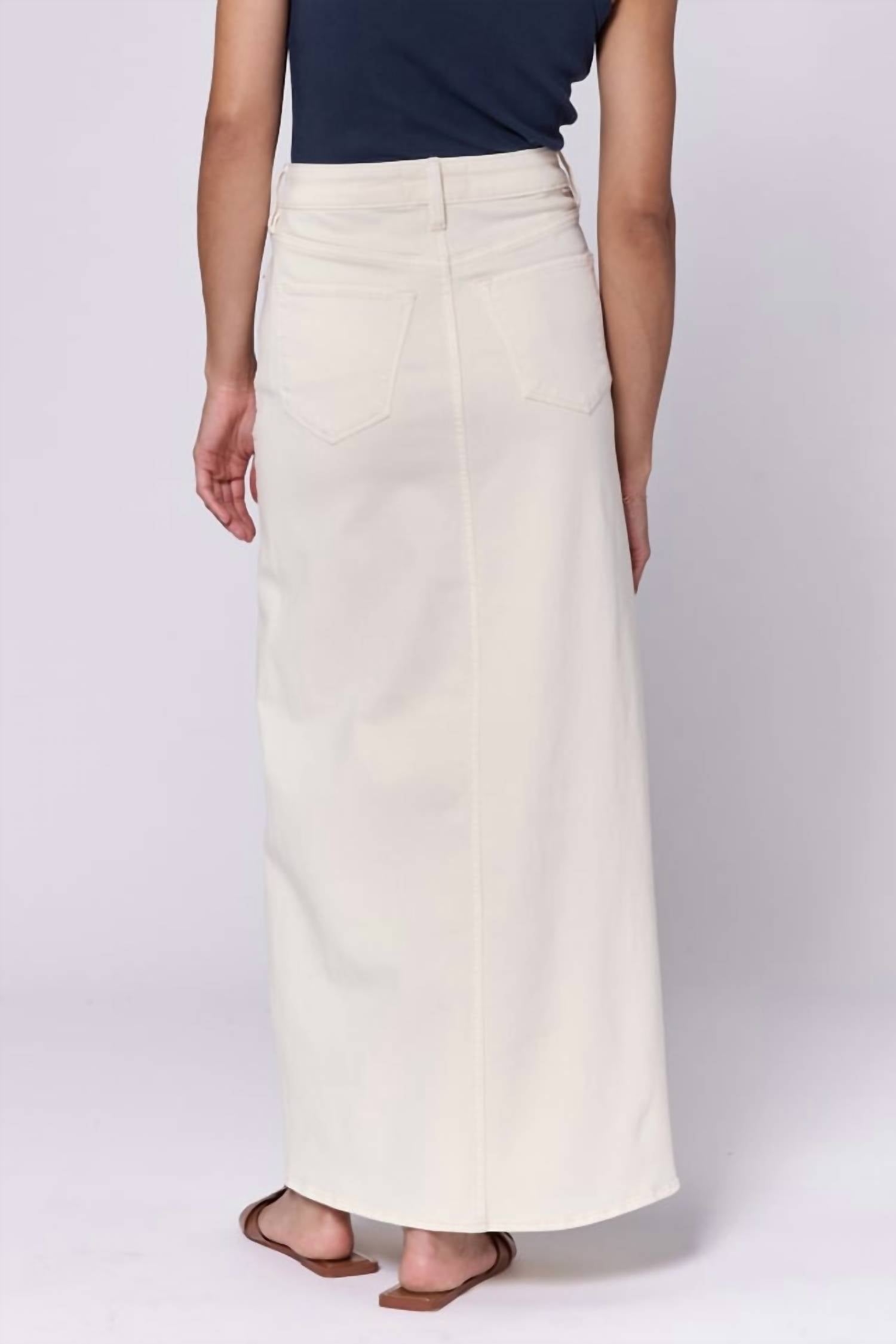 DEAR JOHN DENIM Vianna Skirt in beige - women's skirt - detail view