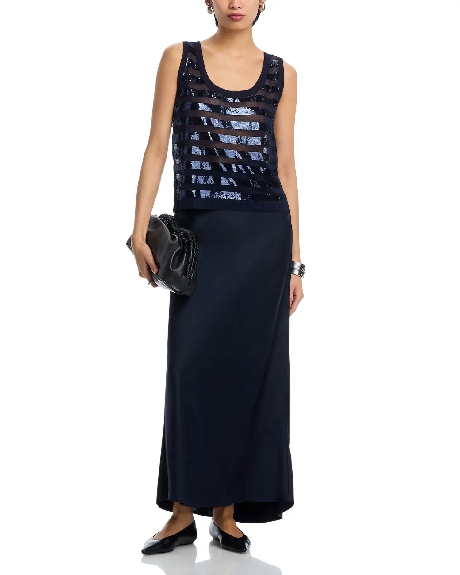 Kobi Halperin - Solstice Sequined Stripe Tank Top