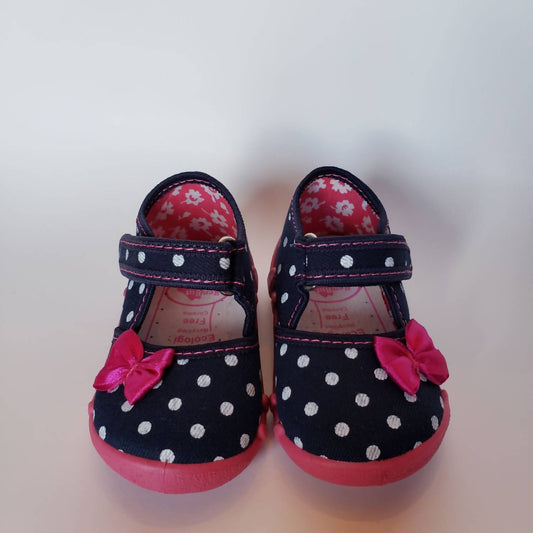 Renbut Shoes - Girl's Velcro Strap Mary Jane Casual Flat Shoe