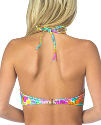 Hobie - Underwire Push Up Ruffle Bralette Bikini Top