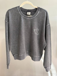 Oat Collective - Women's Spirit Of The Lord Vintage Thermal Sweatshirt