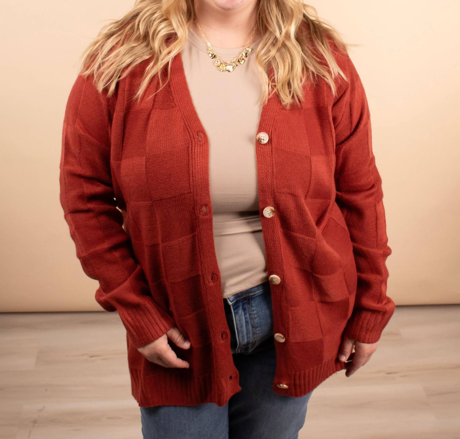 Michelle Mae - Sweater Season Textured Cardigan