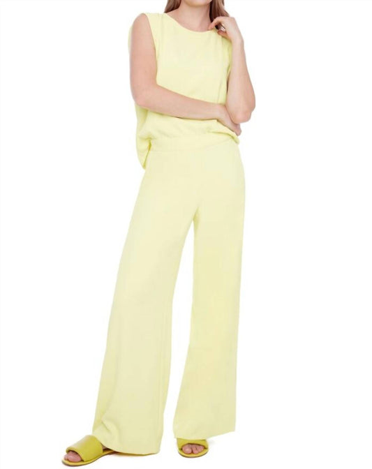 I Love Tyler Madison - Fiona Vegan Silk Wide Leg Pant