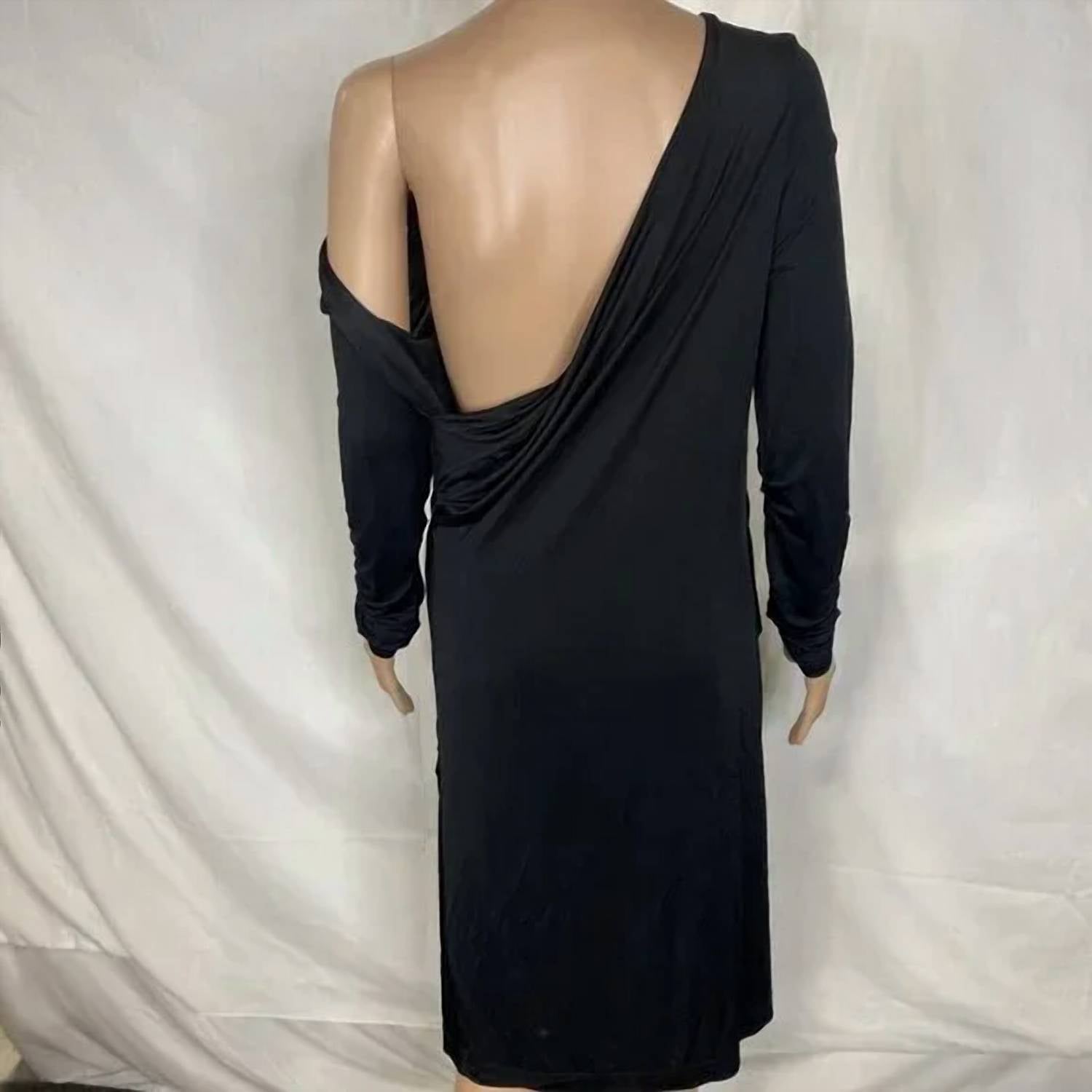 Acne Studios - Women's Drapy One Shoulder Mini Dress