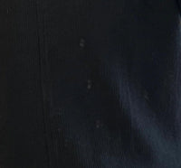 PROJECT SOCIAL T Sielo Cozy Seamed Mock Neck Top in black - women's long sleeve top - detail view