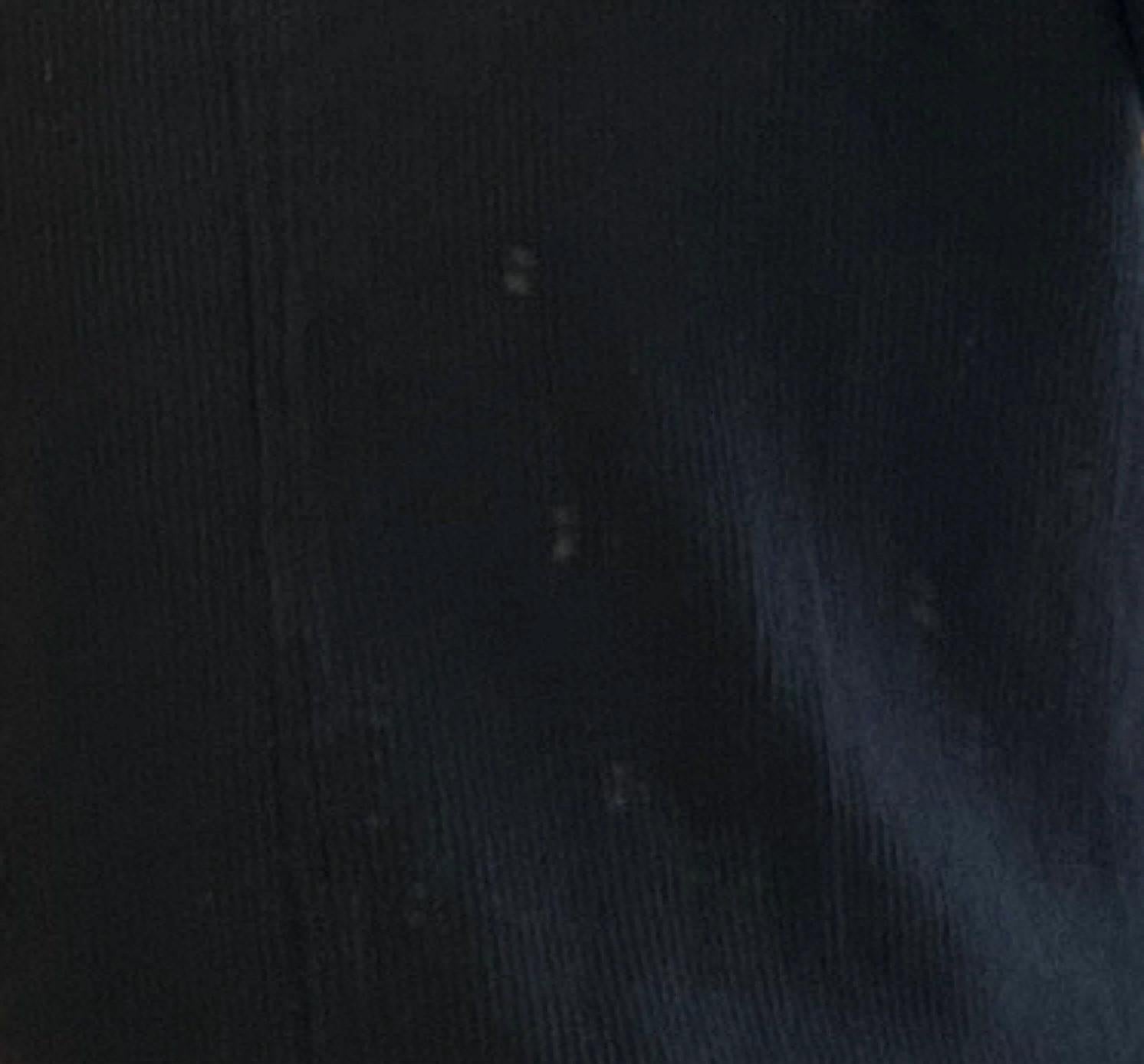 PROJECT SOCIAL T Sielo Cozy Seamed Mock Neck Top in black - women's long sleeve top - detail view