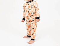 Emerson And Friends - Boo-Tastic Glow-in-the-Dark Halloween Two-Piece Bamboo Long Sleeve Pajama Pants Set