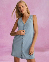 Z Supply - Solace Jersey Denim Mini Dress