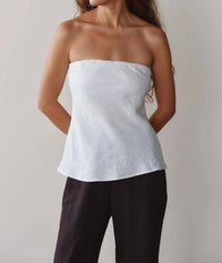 Donni. - Linen Tube Top