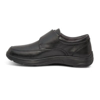 Anodyne Men's Casual Oxford Shoe in black - men's shoe - detail view