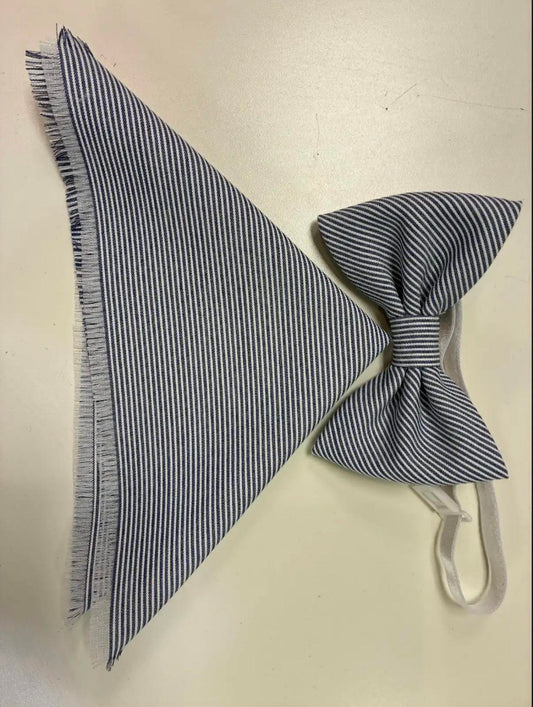 Quiet Luxury - Men's Bow tie and pocket piece