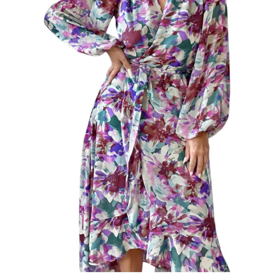 Veronica M - Cassandra Long Sleeve Wrap Dress