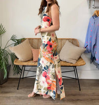 Dress Forum - Perry Floral Halter Maxi Dress