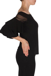 Joseph Ribkoff - Ruffle Sleeve Top