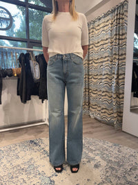 Haikure Women's Korea Jeans in lagoon wash - women's jeans