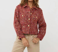 Esqualo - Bodil Boucle Short Blazer
