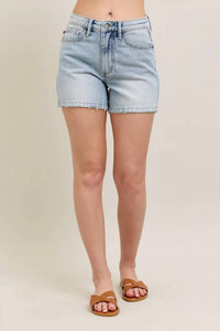 Judy Blue - Women's High Waist Rigid Magic Jean Shorts