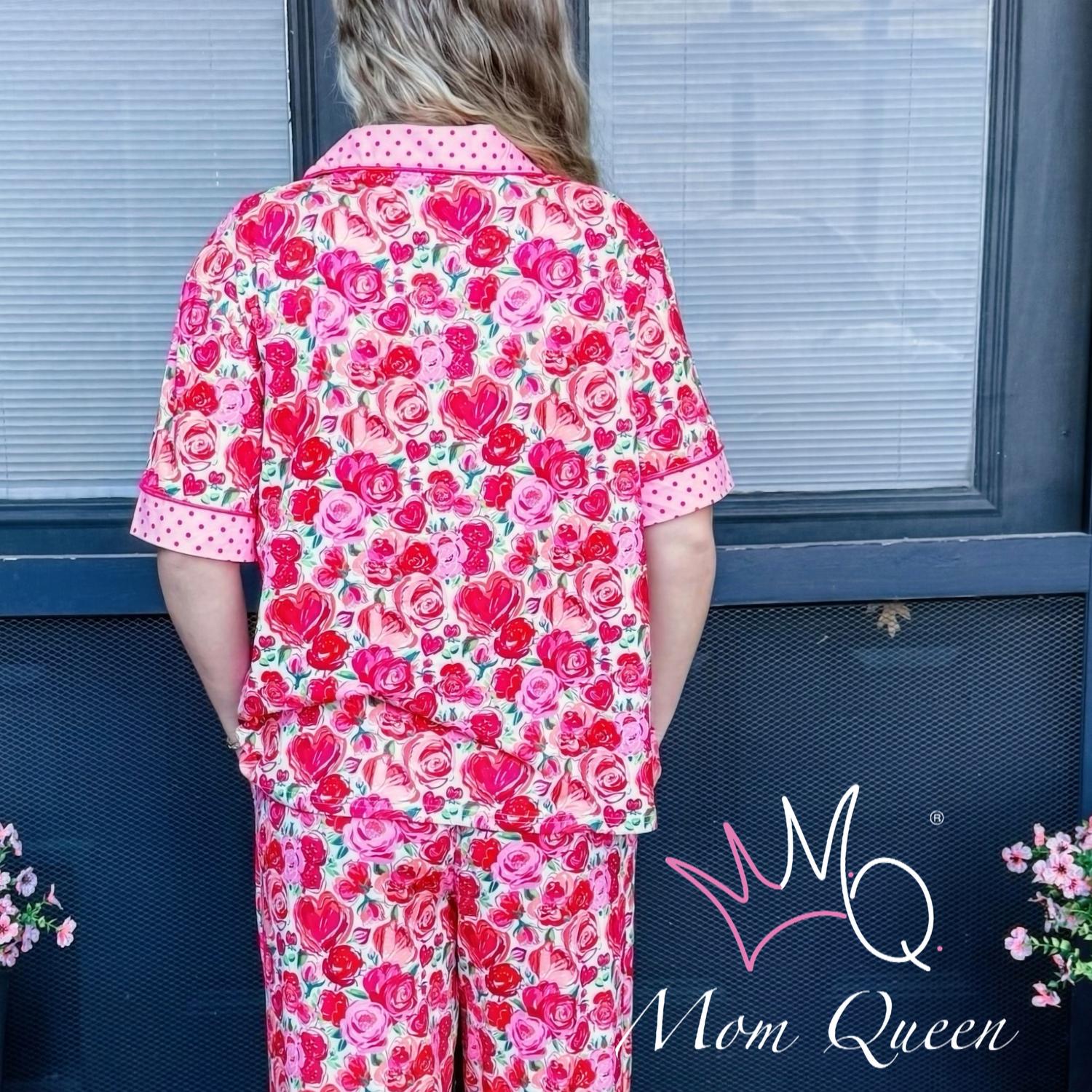 Paige The 2-piece Pajama Set in red - women's sleepwear - view 6