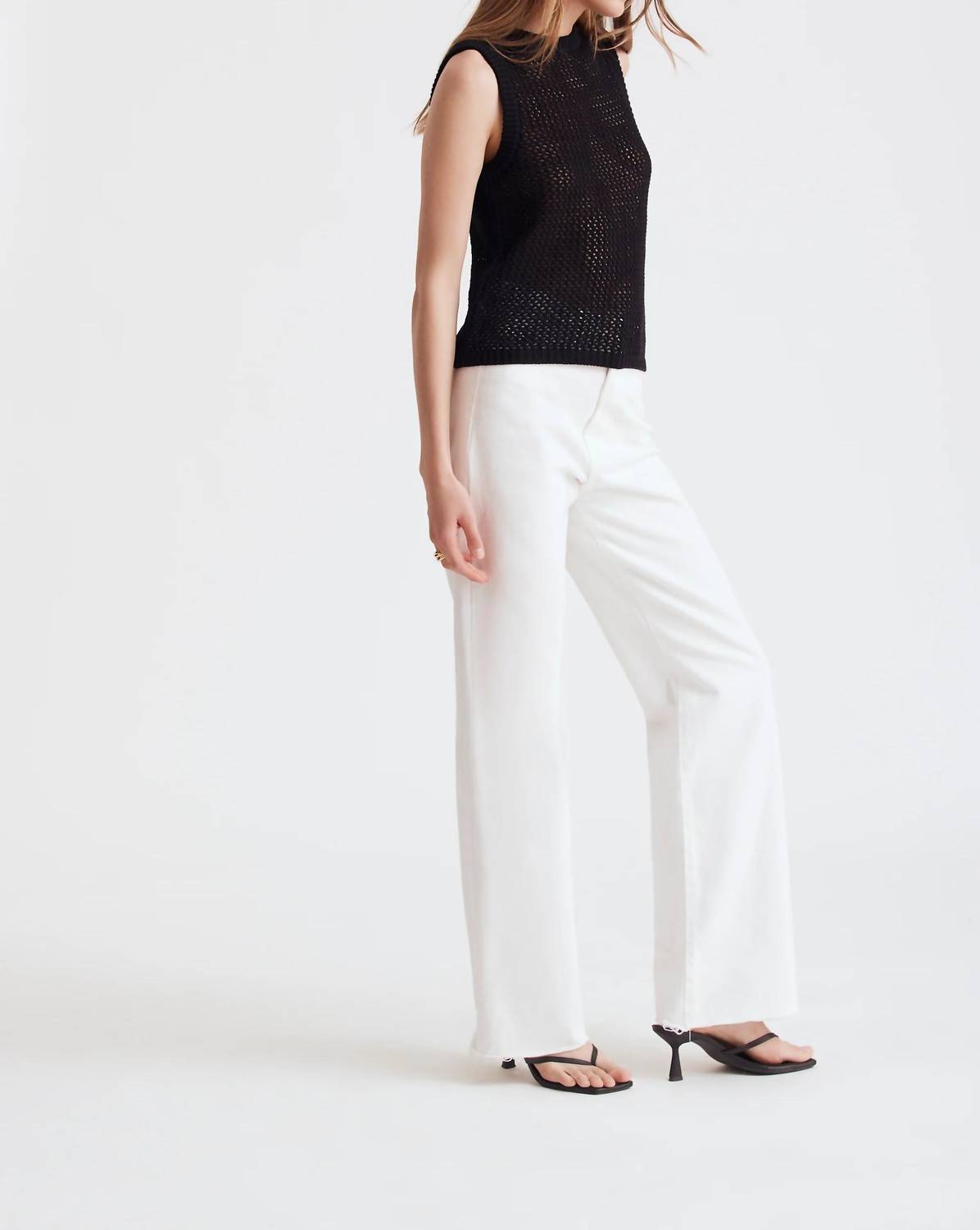 Toccin - Estelle Crochet Racer Tank Top