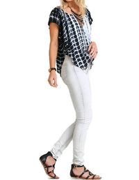 Umgee - Bohemian Tie Dye Print Top