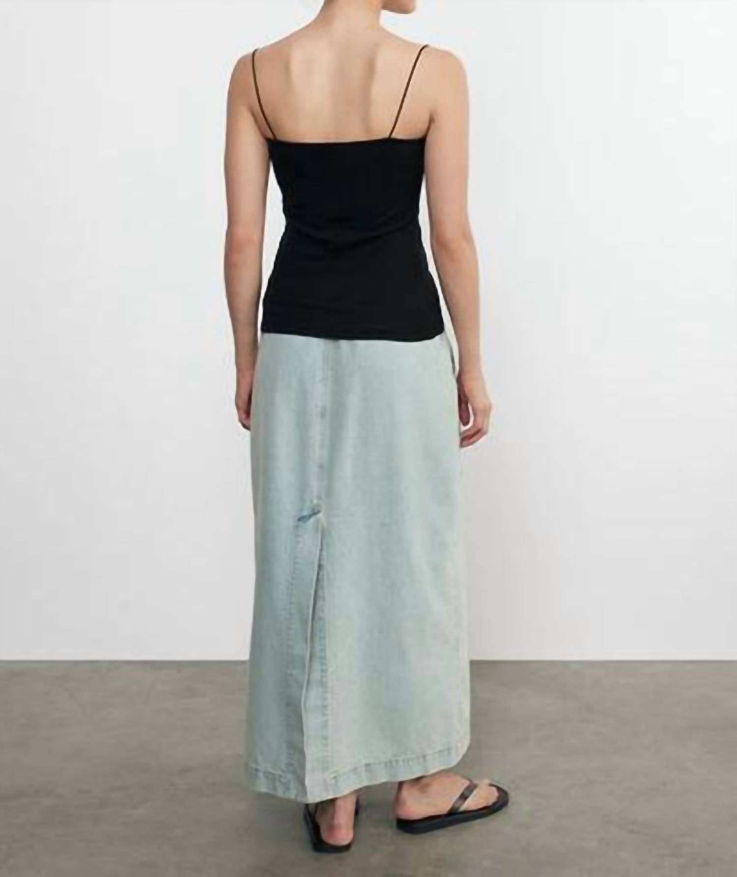Enza Costa - Supima Cotton Essential Strappy Tank Top
