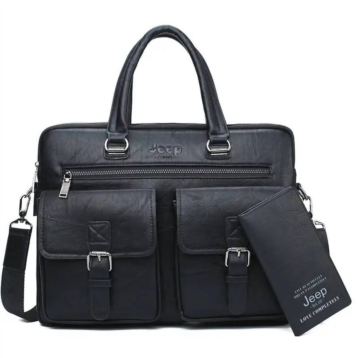 Jeep Buluo - Men's Business Fashion Office Work Handbags