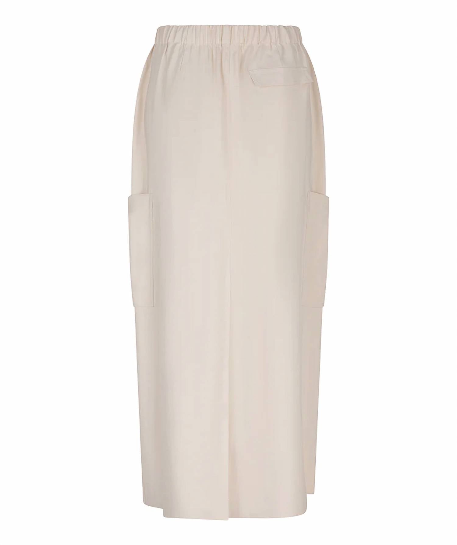 Esqualo - Women's Long cargo skirt