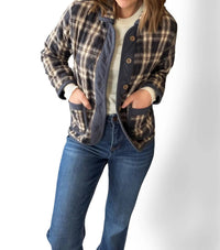 Staccato - Quilted Plaid Jacket