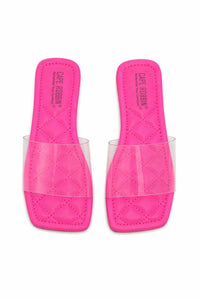Cape Robbin - Women's Keko Flat Clear Band Sandal