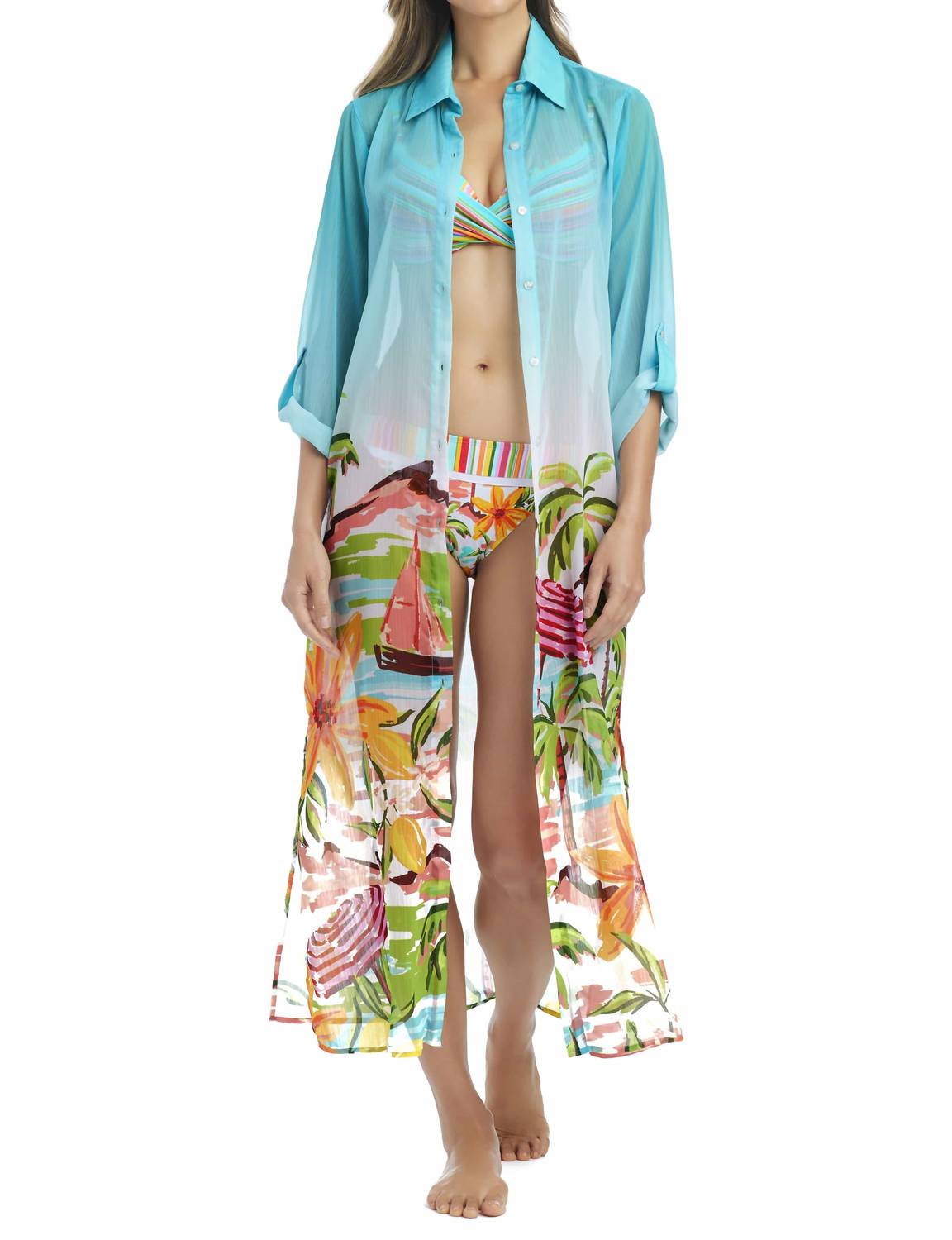Bleu Rod Beattie - Cia Capri Long Shirt