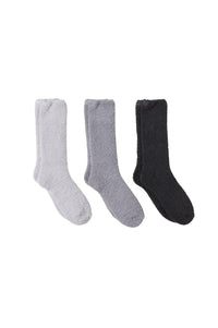 Barefoot Dreams - Women's Cozychic 3 Pair Sock Set