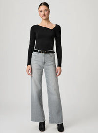 Paige - Anessa High-Rise Wide Leg Jeans - 31"
