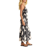 Z Supply Women's Cecily Madero Maxi Dress in black - women's dress - alternate view