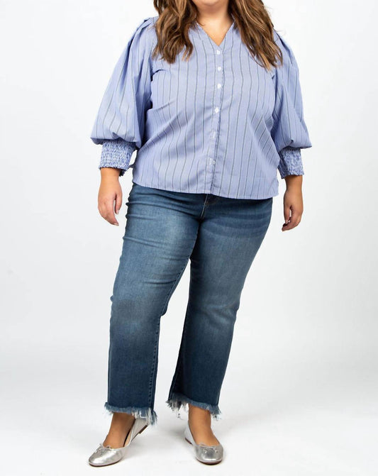 Joh - Witlee Cotton Poplin Top - Plus