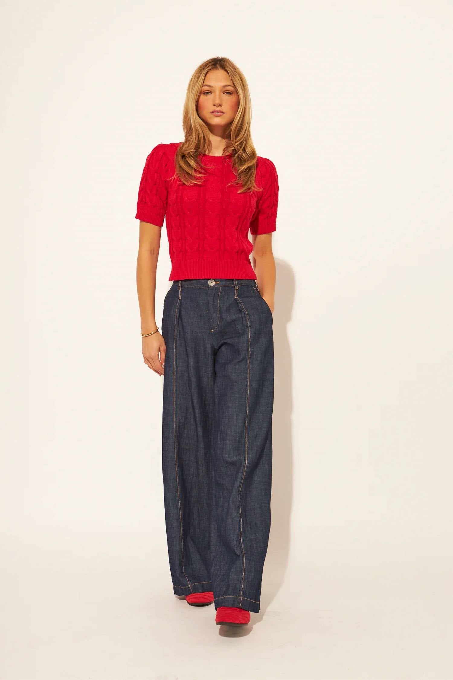 John + Jenn - Percy Short Sleeve Top