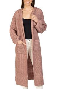 Love Token - Long Hooded Cardigan